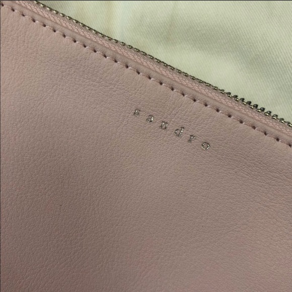 Brand 🆕 Sandro Addict Leather Crossbo… - Picture 3 of 6